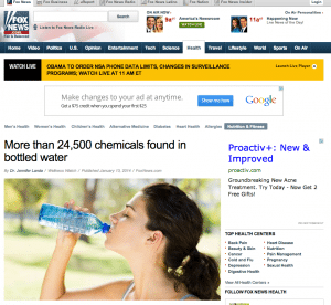 Prime time American TV is relaying the breaking news: "We have shown that antiestrogens and antiandrogens are present in the majority of bottled water.” http://www.foxnews.com/health/2014/01/13/more-than-24500-chemicals-found-in-bottled-water/  Breaking news?  In fact, the study was published last summer (onAugust 28, 2013 in PLoS One  http://www.plosone.org), but it took a few months to shake up public opinion and get the attention it deserves. Researchers from Goethe University in Frankfurt, Germany and from the German Federal Institute of Hydrology, teamed up to test 18 different bottled water products from around the world.  More than 24,500 different chemicals were found in the bottled waters,  and Endocrine-Disrupting Chemicals (EDCs), which interfere with an organism's hormonal systems, are of  particular concern. 13 of the 18 bottled water products tested exhibited "significant" anti-estrogenic activity, while 16 of the 18 samples were found to inhibit the body's androgen receptors by an astounding 90 percent.  "This work is a 'tour de force' in identification of endocrine disruptors in packaged materials," says Bruce Blumberg from the University of California, Irvine, as quoted in Chemistry World. This type of analysis, he adds, "will be very important for our future understanding of what chemicals we are routinely exposed to and which of these pose hazards of being endocrine disruptors."  Let’s hope that this new study will help address a long-standing issue. In 2010, Medical News Today reported on a study that found that adults who had been exposed to EDCs prenatally may be ay higher risk of breast cancer, after a study in mice revealed the compound could program a fetus for life; and a year ago (my post January 29 2013), I already commented at length about the toxicity of plastic bottles, and how for years the FDA has wrestled with a long overdue ban of bisphenol-A (BPA), a common chemical used to make plastic bottles and linings of cans, from food-related plastics.  BPA and the phthalates belong to the EDC family: they mimic sex hormones and have been linked to increase risk of cancer, as well as cardiovascular and metabolic disorders.    It would seem, however, that BPA isn’t the only problem when it comes to chemicals leaking into the food supply.  According to the new German study, DEHF - (di(2-ethylhexyl) fumarate), a plasticizer chemical that is used to make plastic bottles more flexible, was clearly identified in the tested water as the most consistent and obvious culprit causing anti-estrogenic activity. Amounts as little as 0.1 ounces of bottled water inhibited estrogenic activity by 60 percent and androgenic activity by 90 percent.  Tap water was faring better, a strong indication that he plastic container is to blame.  Scientists who dare thinking out of the box are often met with criticism and ostracized, before being recognized, most likely in fear of a political backlash, like the one experienced at the time by Mirko Beljanski for his revolutionary approach to cancer; or the one experienced more recently by Seralini (see my blog ____). In the case of the German scientists, they conclude their research paper by saying that there is no strong evidence as yet to suggest that DEHF is harmful to people and that further research is needed to determine if the compound should be banned in plastics used to process or contain certain foods.  Take control of your health. Chose a good filtration system and filtrate tap water. Invest in a reusable water bottle. Choosing bottles made of nontoxic glass or stainless steel is highly recommended to ensure your health and safety—and that goes for water and also for your cosmetics (fat molecules from creams are also known to absorb toxic plastic molecules).  Turn to oral chelation and to supplements supporting liver health that will help your body eliminate the toxic substances already accumulated.   And it is not just because I am French, but red wine may very well contain less toxins and definitively more resveratrol than water! To your health!