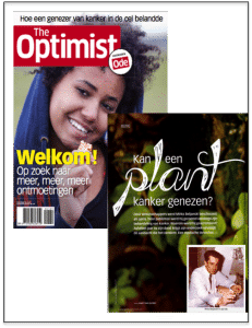 Le magazine hollandais The Optimist consacre un article à Mirko Beljanski et ses recherches sur le cancer intitulé "Kan een plant kanker genezen?"