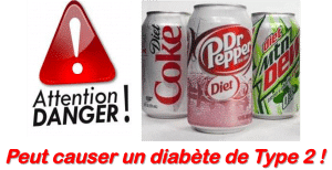 Deux verres de boissons “light” par jour doublerait le risque de diabète
